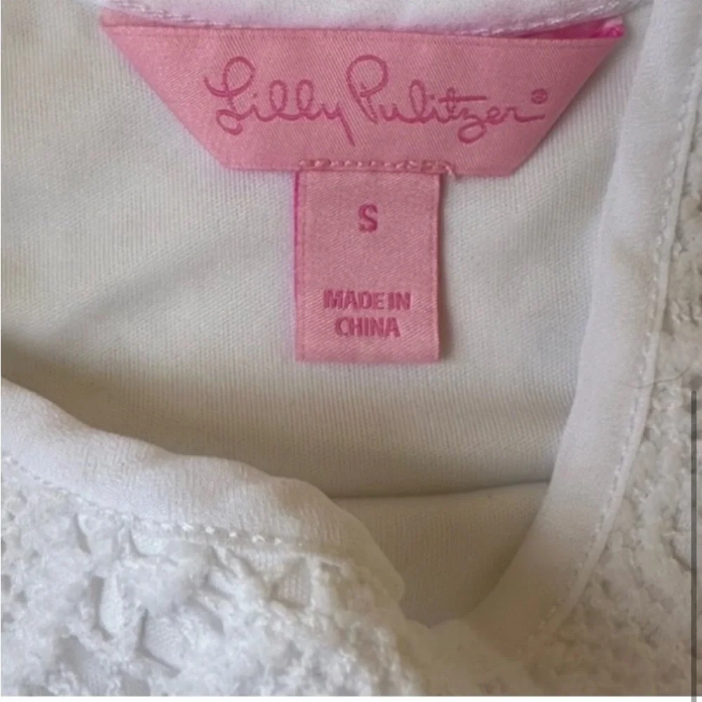 SOLD Lilly Pulitzer | Girl's Little Topanga Dress in White
Size S (4-5) - Picture 5 of 5